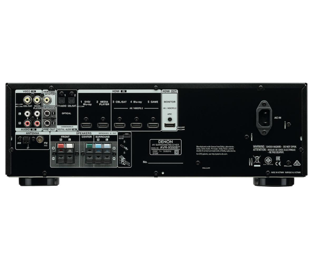 Denon AVR-X550BT czarny - 454378 - zdjęcie 3